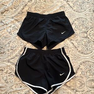 Set of 2 Nike athletic shorts, both size XS.